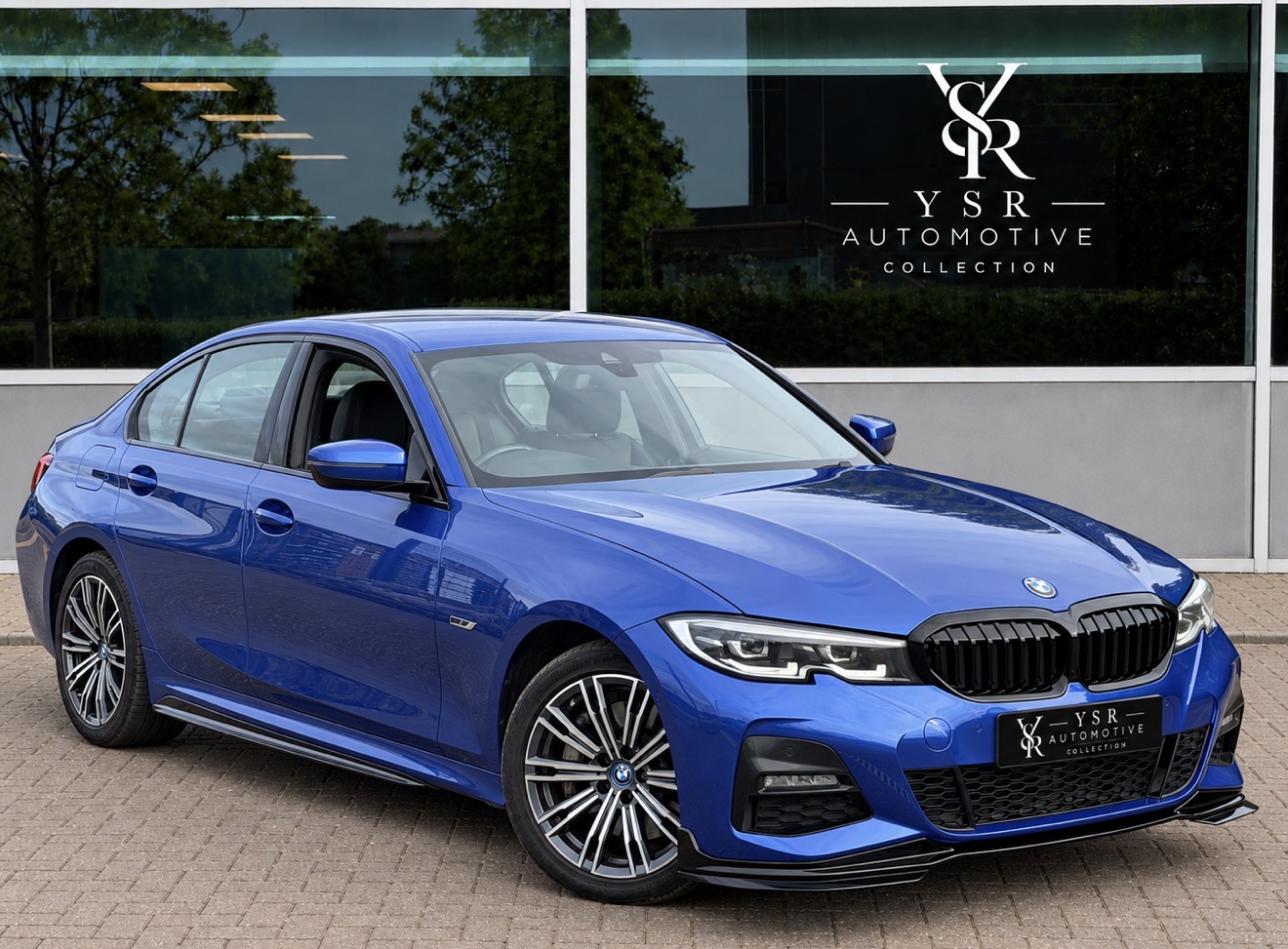 2022 (22 reg) Blue BMW 3 Series 330e for sale at YSR Automotive
